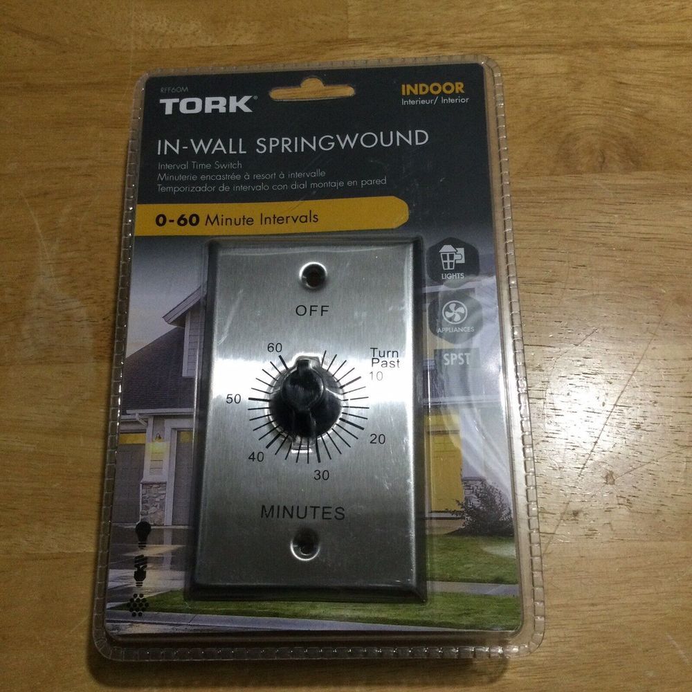 Tork Rff60m Spring-Wound Timer,Range 0 To 60 Minutes - Picture 5 of 5